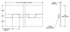 PIANO HINGE, 6' L X 3" W, 1/4" PIN DIAMETER - ALUMINUM