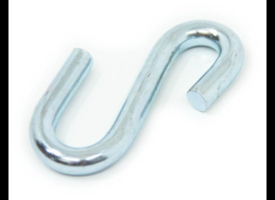 11/16" S-HOOK FOR 3/16" SAFETY CHAINS - 1,037lbs WLL