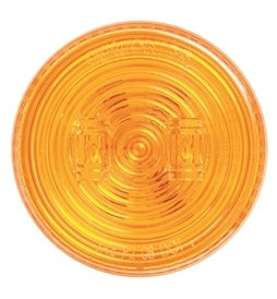 2.5" X 7/8" ROUND, 2 DIODE, AMBER LED MARKER CLEARANCE LIGHT - FLEET COUNT