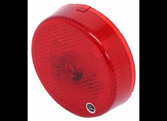 2.5" 2-1/2" PETERSON ROUND CLEARANCE / SIDE MARKER TRAILER LIGHT - RED LENS