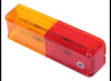 LED TRAILER FENDER LIGHT - 2 DIODES, AMBER AND RED LENS, CLEARANCE / MARKER 4" X 1"