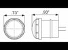 LED TRAILER MINI CLEARANCE AND SIDE MARKER 3/4" W/ GROMMET - 1 DIODE, AMBER LENS