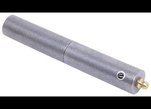 ROLLER RAMP GATE DOOR HINGE PIN - 4-3/4" LONG - 1/2" PIN DIAMETER , 3/4" BASE - GREASEABLE STEEL