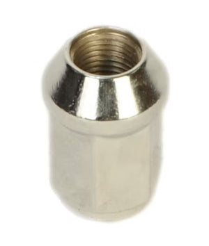 1/2"-20 60* LUG WHEEL CHROME NUT CLOSED END, ACORN WHEEL NUT 1.5" TALL