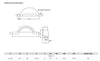 FULTON SINGLE AXLE BOAT TRAILER FENDER, BLACK PLASTIC, WITH STEPS - 15" WHEEL