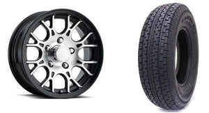 205/75R14 ALUMINUM WHEEL T16 BM 5 LUG LRD , 5 ON 4.5 , 5X4.5