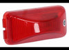 2-1/2" X 1-1/4" RED MARKER LIGHT, INCANDESCENT RED LENS