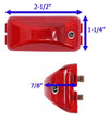 2-1/2" X 1-1/4" RED MARKER LIGHT, INCANDESCENT RED LENS