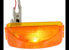2-1/2" X 1-1/4" AMBER MARKER LIGHT, INCANDESCENT AMBER LENS