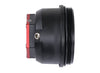 VALCRUM THREADED ALUMINUM OIL BATH OR GREASE CAP FOR 9K TO 16K AXLES - BLACK