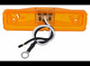 4-1/16" X 1-1/16" RECTANGLE AMBER MARKER LIGHT, 2 WIRE, 2 DIODE LED