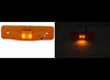 4-1/16" X 1-1/16" RECTANGLE AMBER MARKER LIGHT, 2 WIRE, 2 DIODE LED