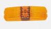 4" X 1.25"X1.15" RECTANGLE AMBER MARKER LIGHT, 2 PIN, 1 DIODE LED