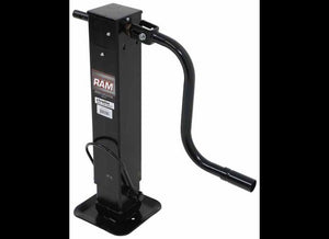 RAM SQUARE DIRECT WELD ON JACK, SPRING RETURN DROP LEG, 26-1/2" LIFT 12K LIFT , 20K SUPPORT