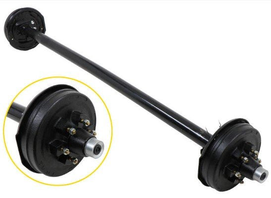 D60 DEXTER 5.2K AXLE, ELEC BRAKES, 6X5.5 HF 80" , SC 62", STRAIGHT, EZ-LUBE