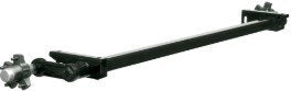 #10 TORFLEX DEXTER 3.5K TORSION AXLE, IDLER HUBS, 5X4.5 HF 85" , OB 72" , 0* EZ-LUBE