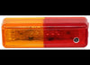 LED TRAILER FENDER LIGHT - 10 DIODES, AMBER AND RED LENS, CLEARANCE / MARKER 4" X 1"