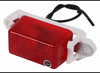 MINI-LITE CLEARANCE OR SIDE MARKER LIGHT, RECTANGLE 3-5/16" X 1" , INCANDESCENT, RED LENS, 1 BULB