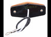 LED MINI CLEARANCE OR MARKER LIGHT, 2-1/2" X 1-1/16" RECTANGLE, AMBER LENS , 2 DIODE