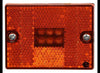 2-7/8"X2-1/8" SQUARE LED CLEARANCE OR SIDE MARKER LIGHT, AMBER, 6 DIODE