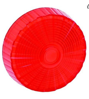 BARGMAN #100 SERIES REPLACEMENT RED CLEARANCE MARKER LENS - LENS ONLY, 2-3/8"X1"