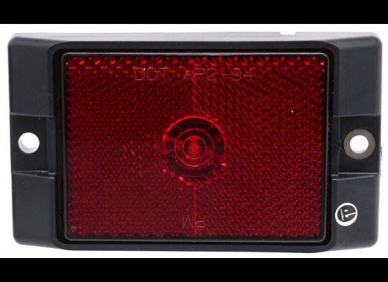 3-15/16" X 2-5/16" LED CLEARANCE AND SIDE MARKER LIGHT - SUBERSIBLE - 1 DIODE, RED LENS