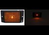 3-15/16" X 2-5/16" LED CLEARANCE AND SIDE MARKER LIGHT - SUBERSIBLE - 1 DIODE, AMBER LENS