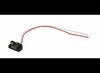 2-WIRE RIGHT ANGLE 90* PLUG, PIG TAIL FOR TRAILER LIGHT, PL-3, 10" LEAD, 2-PLUG