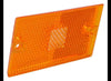 RECTANGLE AMBER REPLACEMENT LENS FOR M125A LIGHT, 2.67" MOUNTING CENTER