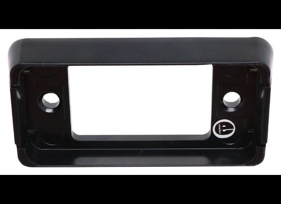 MOUNTING BRACKET FOR 2-1/2" TRAILER LIGHTS, BLACK, OPEN BACK, SURFACE MOUNT, WITH GASKET