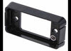 MOUNTING BRACKET FOR 2-1/2" TRAILER LIGHTS, BLACK, OPEN BACK, SURFACE MOUNT, WITH GASKET