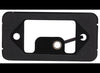 MOUNTING BRACKET FOR 2-1/2" TRAILER LIGHTS, BLACK, SELF GROUNDING, SURFACE MOUNT, WITH GASKET