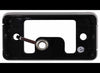 MOUNTING BRACKET FOR 2-1/2" TRAILER LIGHTS, BLACK, SELF GROUNDING, SURFACE MOUNT, WITH GASKET