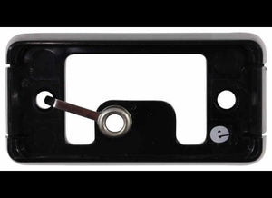 MOUNTING BRACKET FOR 2-1/2" TRAILER LIGHTS, BLACK, SELF GROUNDING, SURFACE MOUNT, WITH GASKET