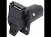 12-705 REPLACEMENT 7-WAY RV TRAILER CONNECTOR SOCKET - VEHICLE END, 12V , 30A