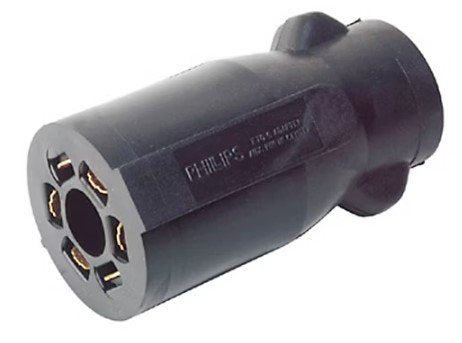 PHILLIPS 6-WAY ROUND TO 6-WAY ADAPTER, 7 TO 6, WIRING ADAPTER