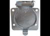 POLLAK METAL 7-WAY RV-STYLE TRAILER CONNECTOR SOCKET - VEHICLE END