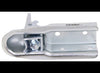 RAM 2" BALL TRAILER COUPLER, TRIGGER LATCH, 3.5K ZINC COATED, 2-1/2" SQUARE TONGUE
