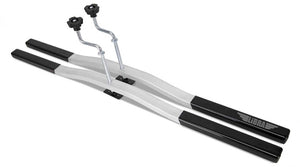 2 PACK TIE DOWN BAR / CLAMP FOR SNOWMOBILE TRAILER 46"X1.5" INCLUDES CRANK AND NUT PLATE