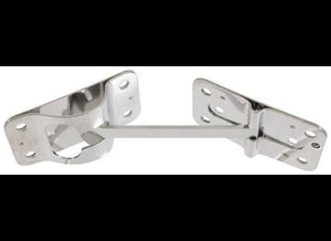 FLAT T-STYLE HOOK AND KEEPER, STRAIGHT DOOR HOLDER, STAINLESS STEEL T-STYLE, 4"