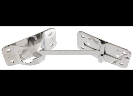 FLAT T-STYLE HOOK AND KEEPER, STRAIGHT DOOR HOLDER, STAINLESS STEEL T-STYLE, 4"