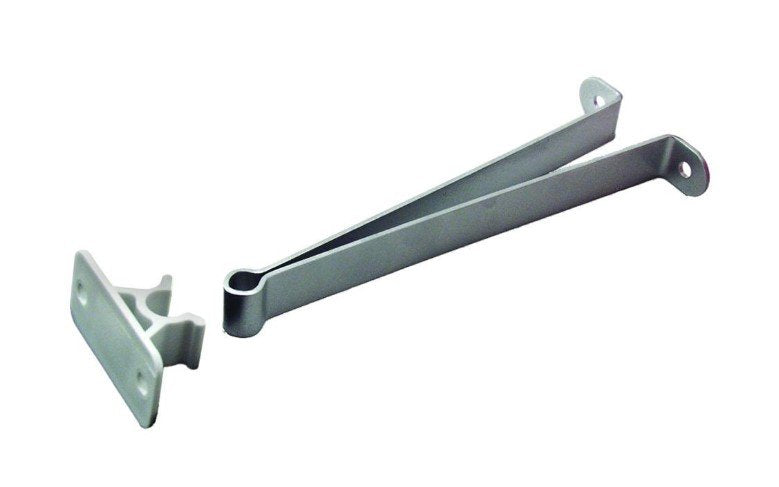 6" METAL C-CLIP DOOR HOLDER W/PLASTIC SOCKET