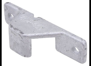 TOP KEEPER FOR CAM DOOR LOCK, CAM ACTION LATCH, ZINC PLATED