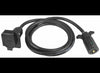 7-WAY RV EXTENSION, 7' LONG, 7 WAY EXTENDER, VEHICLE AND TRAILER ENDS