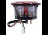 SQUARE TRAILER COMBINATION TAIL LIGHT, 5 FUNCTION, DS DRIVERSIDE 6-3/4" X 6-1/4", INCANDESCENT