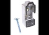 BAYLOCK DOOR LOCK FOR ENCLOSED TRAILERS, ALUMINUM, PUSH BUTTON, HASP LOCK, CAM BAR LOCK
