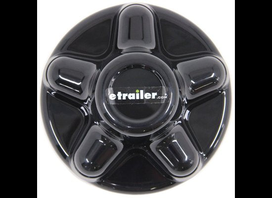 QUICK TRIM HUB LUG COVER , 5 LUG, 5x4.5, ABS PLASTIC, BLACK