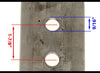 FRONT HANGER FOR 2" WIDE SLIPPER SPRINGS, 3-9/16"T - 9/16" BOLT HOLE