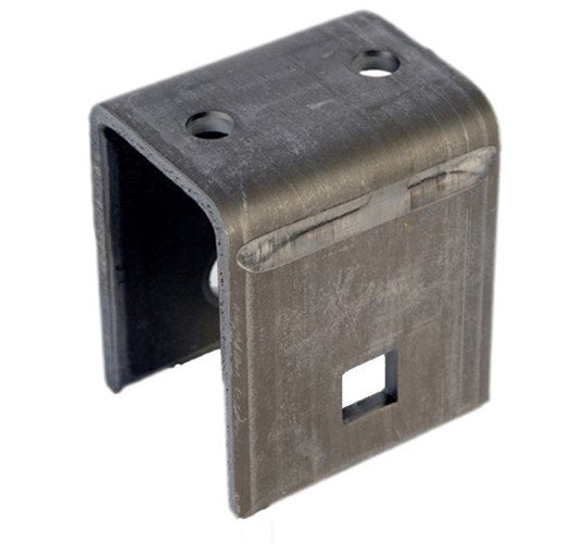 CENTER HANGER FOR 2" WIDE SLIPPER SPRINGS - 3-3/8"T C 7/8" BOLT HOLE, 4"x 3/8"