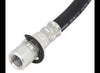 HYDRAULIC BRAKE LINE / RUBBER FLEX HOSE 11/32" ID X 3/8" OD , 3/8"-24 M/F FITTING, 20-1/2" LONG